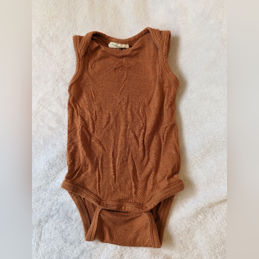 Spearmint love sleeveless bodysuit 0-3mo